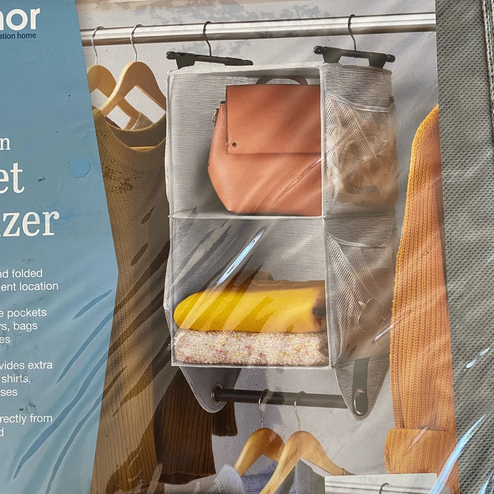 NWT closet organizer